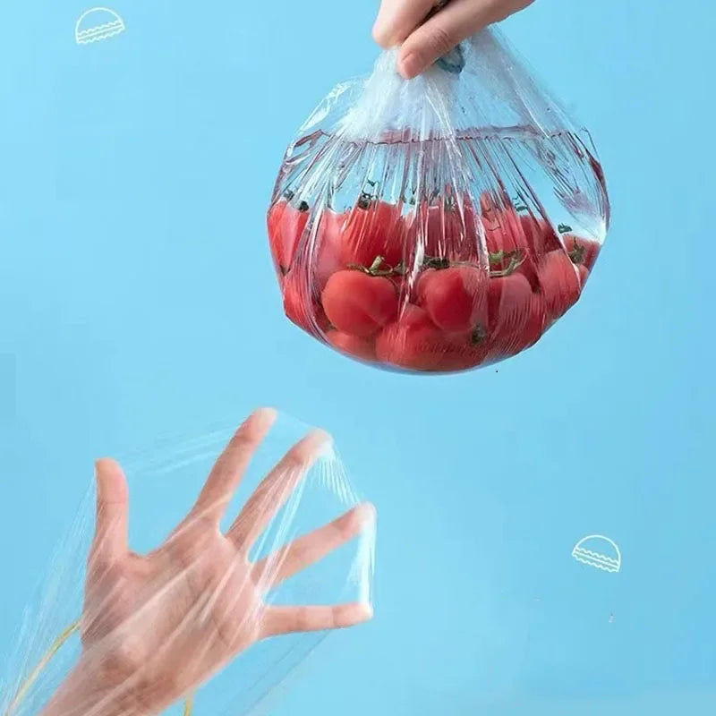 Tapas Elásticas Desechables para Alimentos - Pack 100 Unidades - Cubiertas Reutilizables para Frutas, Verduras y Recipientes