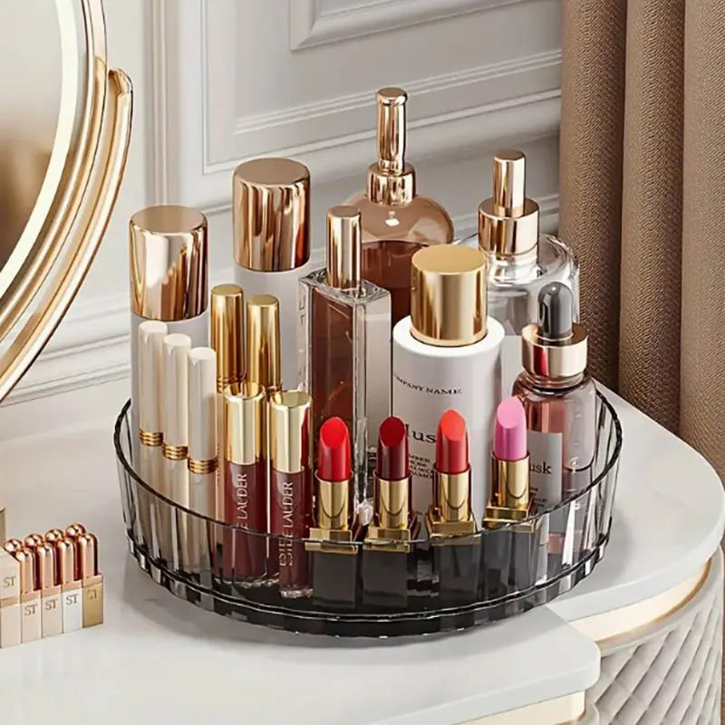 Organizador Giratorio 360° para Especias y Cosméticos - Bandeja Giratoria para Cocina, Baño y Escritorio