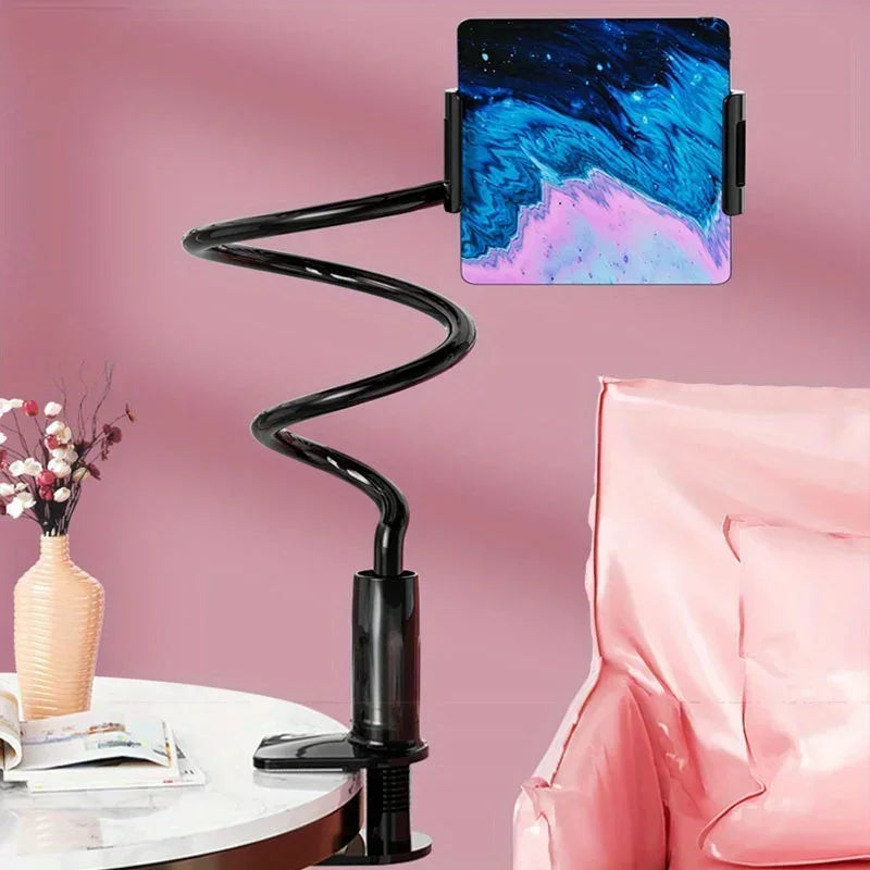 Soporte para Celular y Tablet de Escritorio - Brazo Flexible Ajustable para Cama, Escritorio y Streaming
