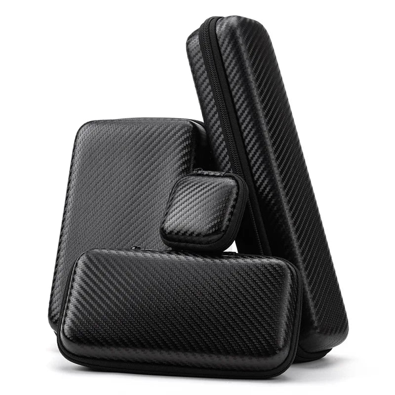 Bolsa Organizadora EVA para Cables y Accesorios - Estuche Portátil con Cierre para Cargadores, Discos Duros y Cables