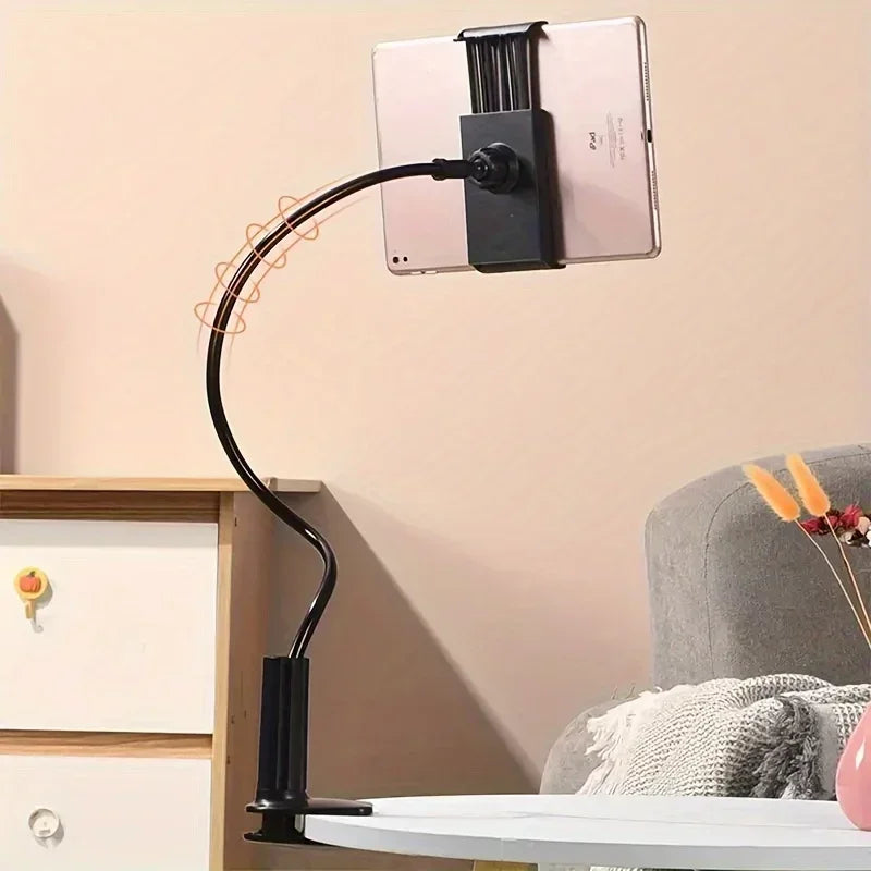 Soporte para Celular y Tablet de Escritorio - Brazo Flexible Ajustable para Cama, Escritorio y Streaming