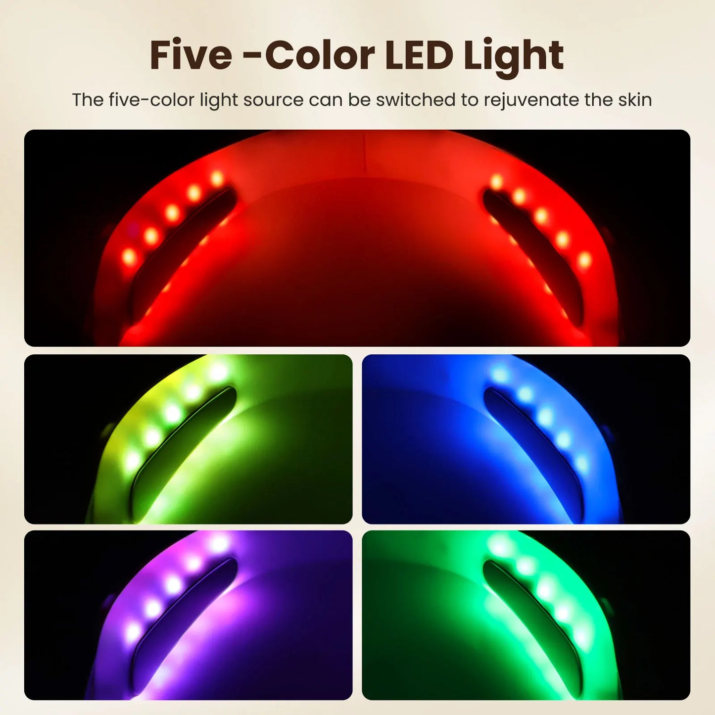 Dispositivo de Lifting Facial en V con EMS - 6 Modos 8 Niveles - Reafirmante Anti-Papada