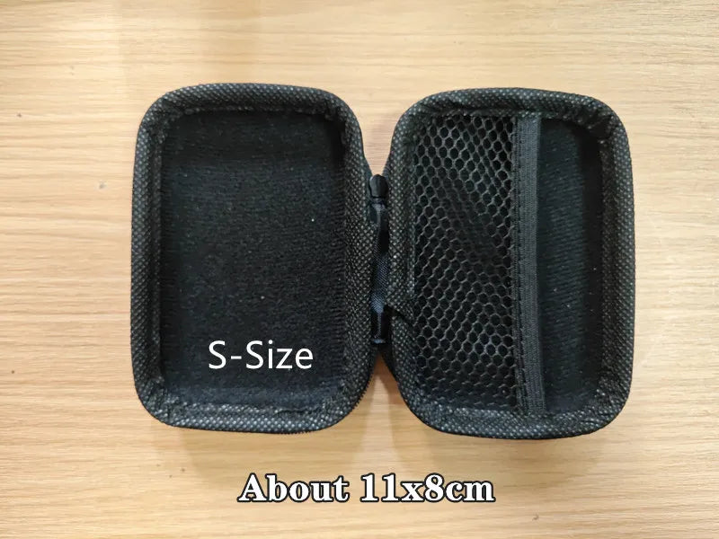Bolsa Organizadora EVA para Cables y Accesorios - Estuche Portátil con Cierre para Cargadores, Discos Duros y Cables