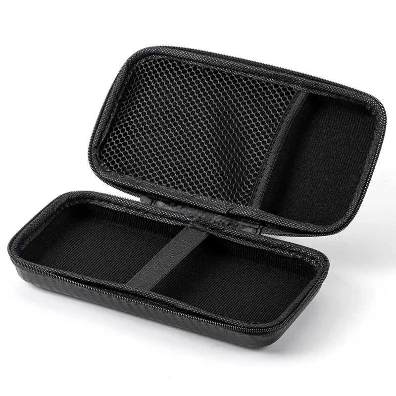 Bolsa Organizadora EVA para Cables y Accesorios - Estuche Portátil con Cierre para Cargadores, Discos Duros y Cables