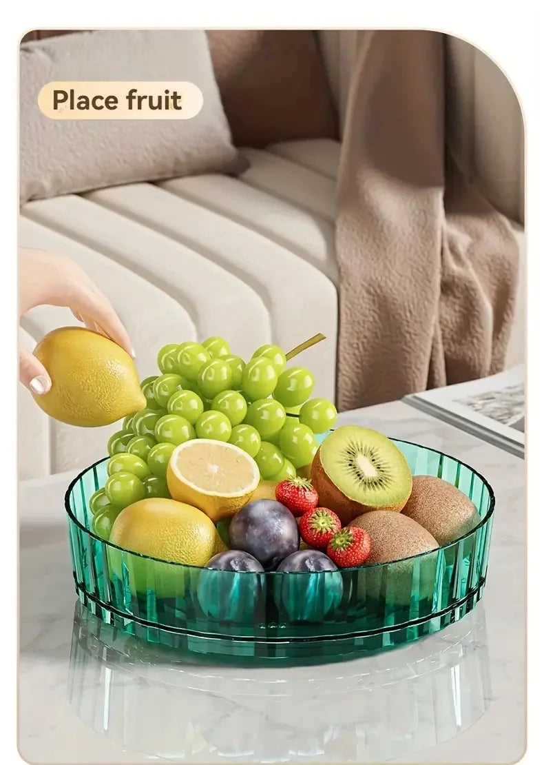 Organizador Giratorio 360° para Especias y Cosméticos - Bandeja Giratoria para Cocina, Baño y Escritorio